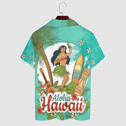 Men's Hawaiian Casual Short Sleeve Shirt 2305102991