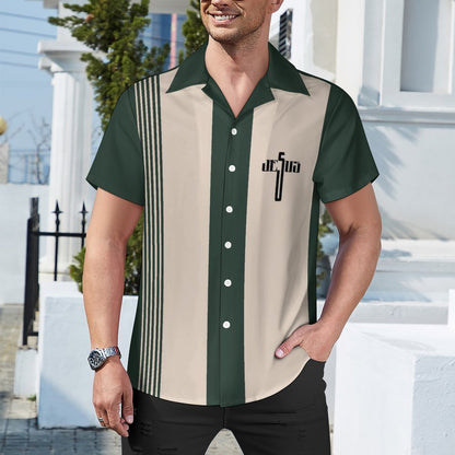 Men's Hawaiian Print Casual Shirt 2304104796