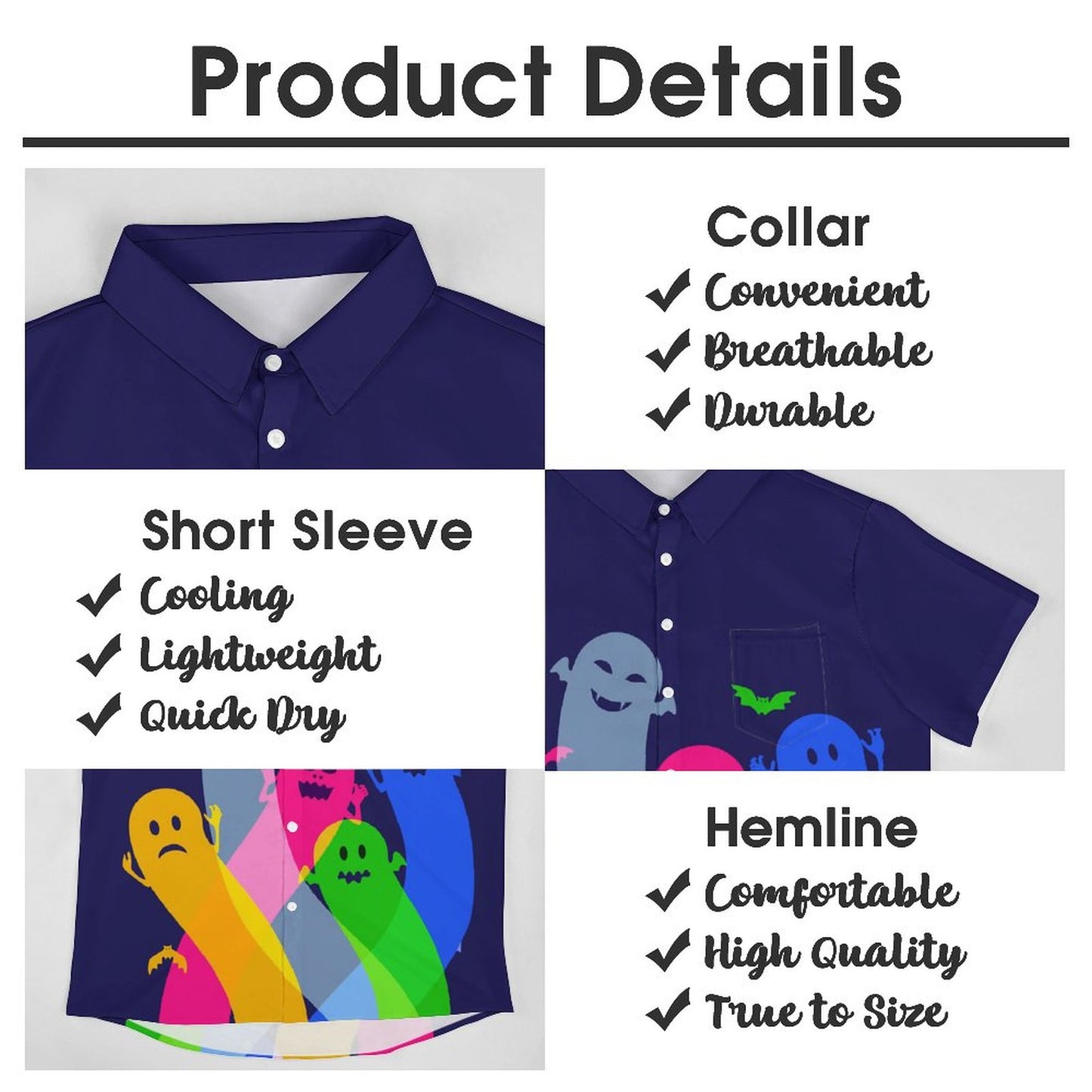 Men's Hawaiian Casual Short Sleeve Shirt 2306105787