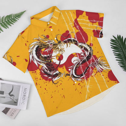Men's Hawaiian Casual Short Sleeve Shirt 2306103804