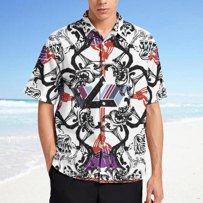 Men's Fashion Casual Printed Short Sleeve Shirts 2306101356