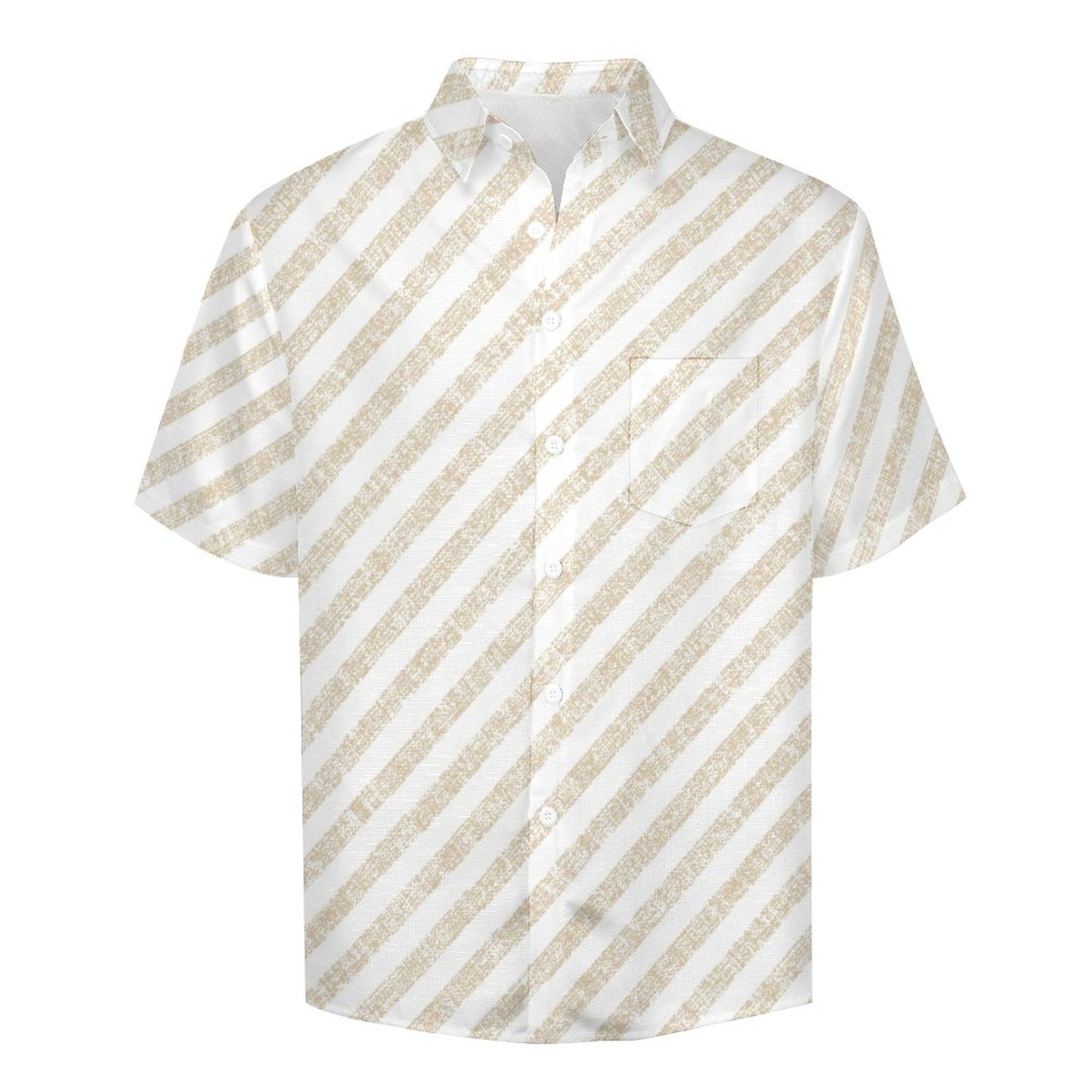 Men's Hawaiian Print Lapel Shirt 2304103745