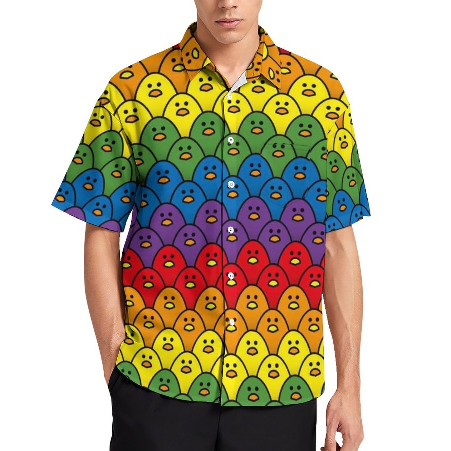 Men's Hawaiian Casual Short Sleeve Shirt 2306103345