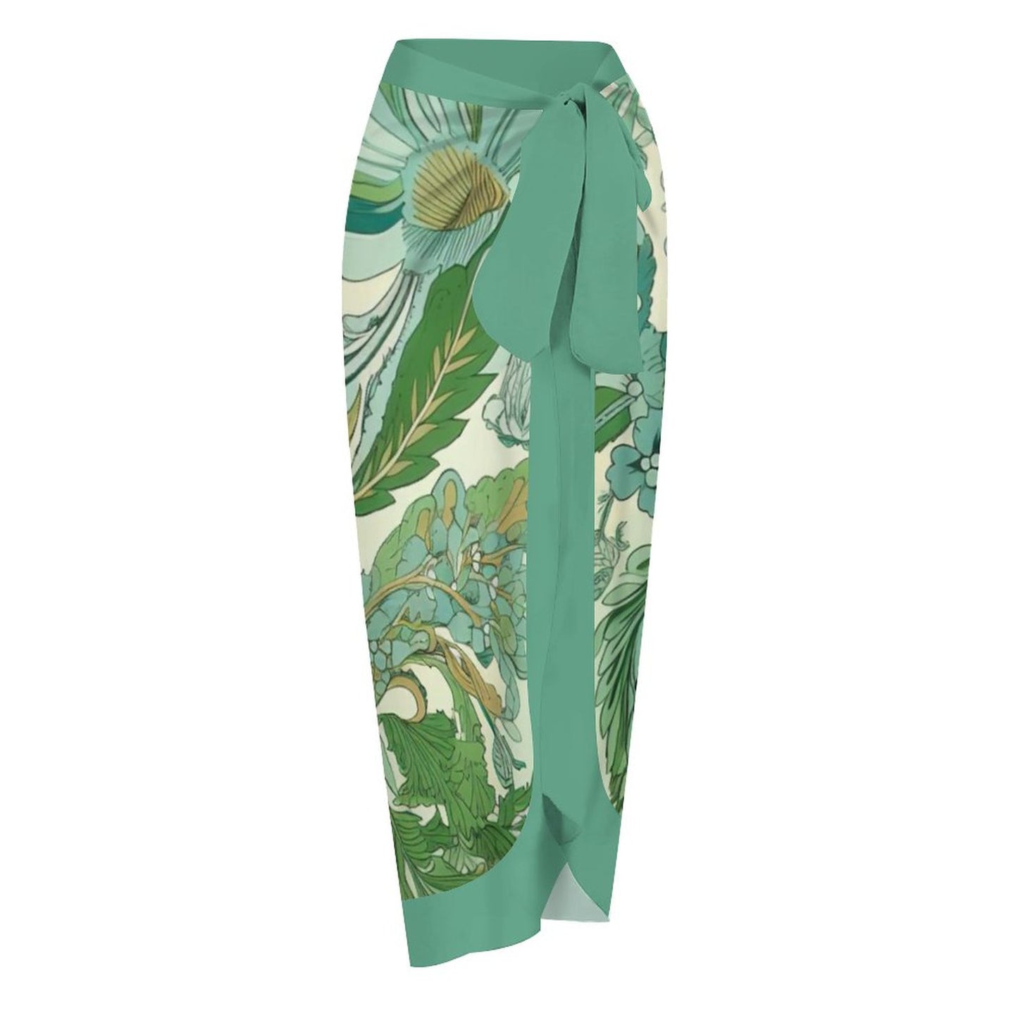 Fashion Printed One Piece Swimsuit And Cover Up 2306103037