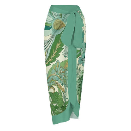 Fashion Printed One Piece Swimsuit And Cover Up 2306103037