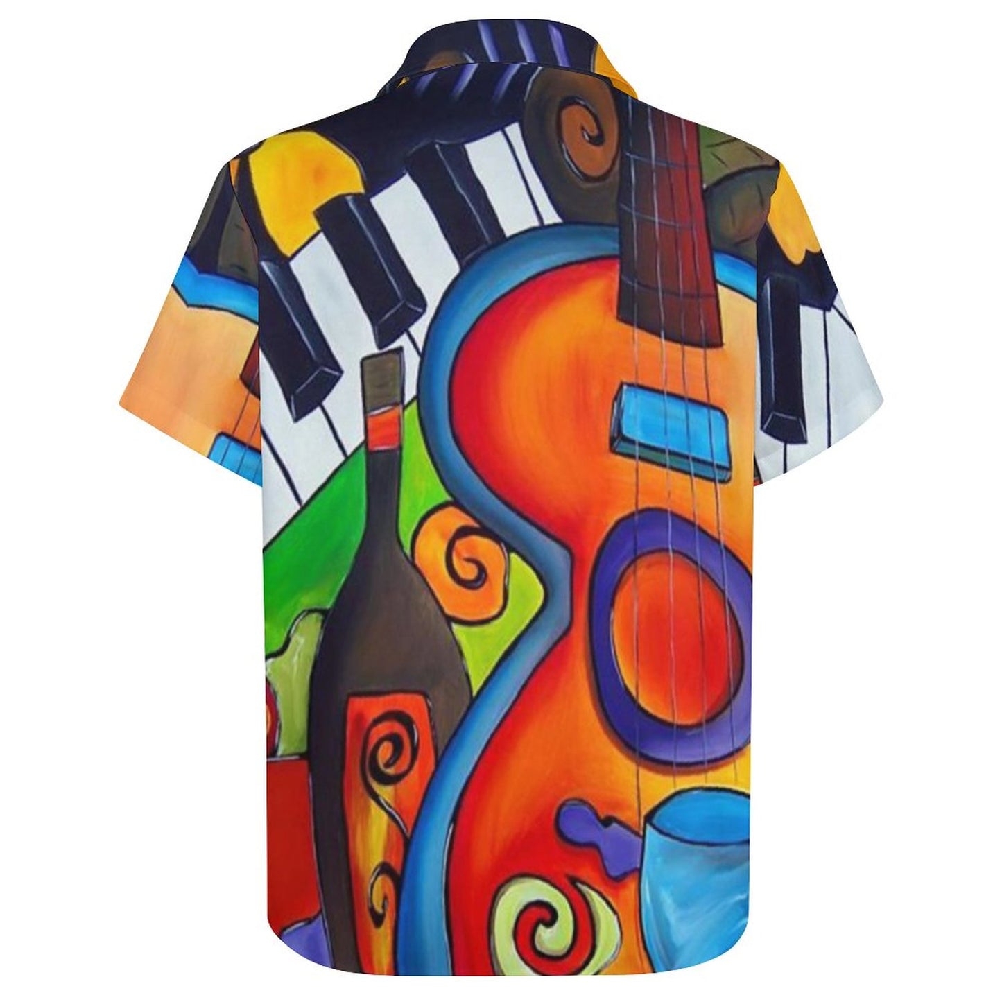 Men's Hawaiian Print Resort Shirt 2305102019