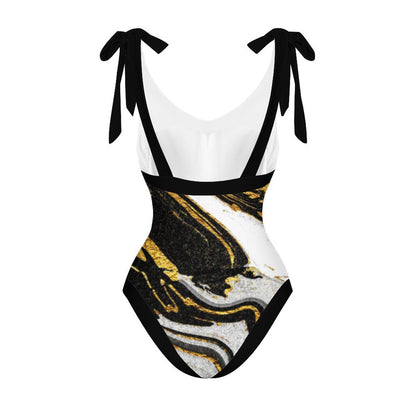 Casual Printed One Piece Swimsuit And Cover Up 2305107230