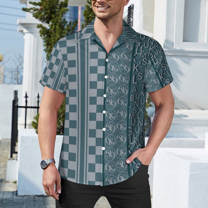Men's Hawaiian Casual Short Sleeve Shirt 2305101704