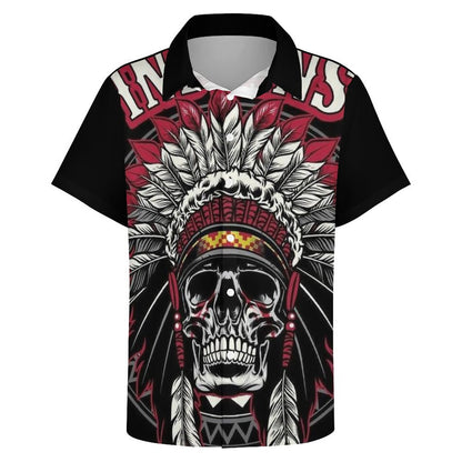 Men's Fashion Casual Printed Short Sleeve Shirts 2306105064