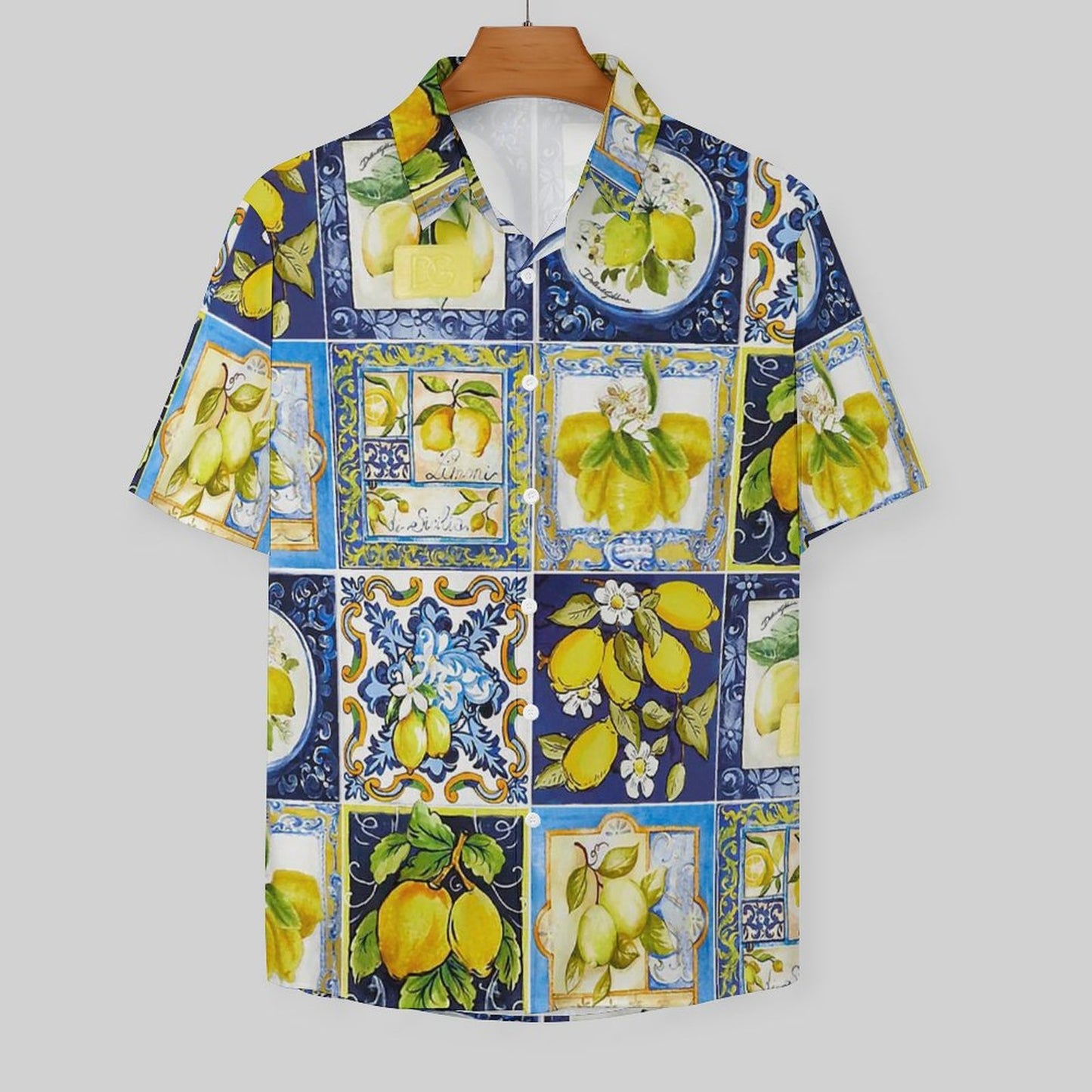 Men's Fashion Casual Printed Short Sleeve Shirts 2305107064