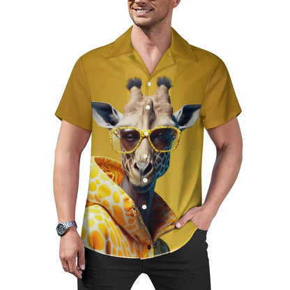 Men Hawaiian Casual Short Sleeve Shirt 2306101611