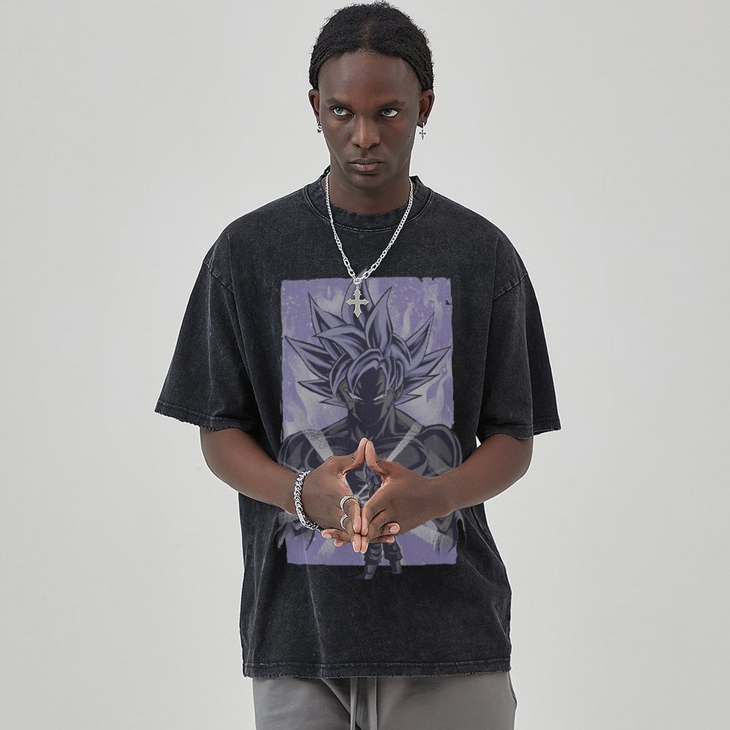 Unisex Vintage Solid Wash T-Shirts 2305102965