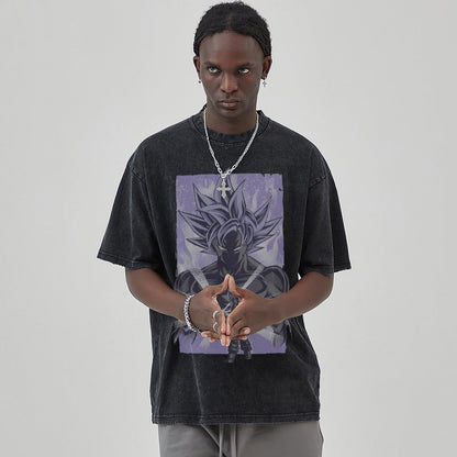 Unisex Vintage Solid Wash T-Shirts 2305102965