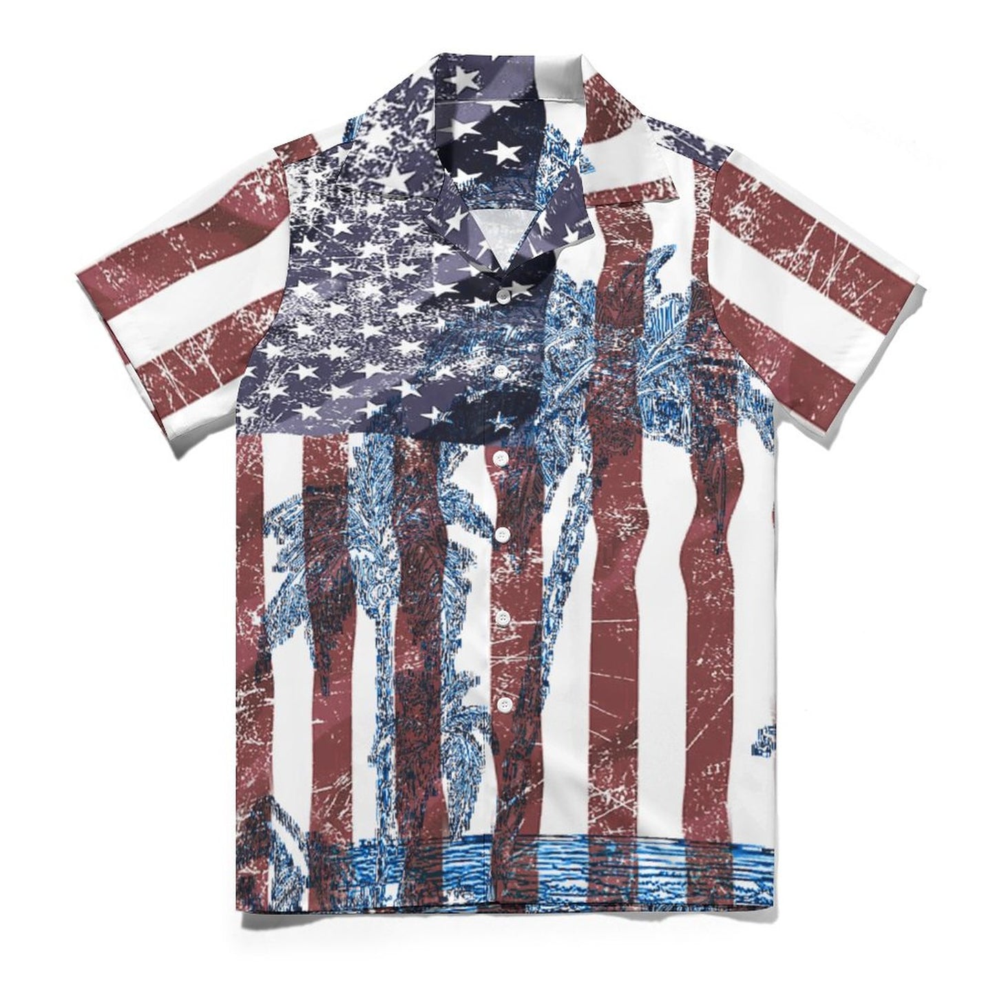 Men's Hawaiian Print Casual Shirt 2304109859