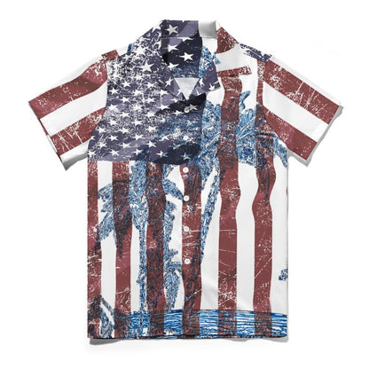 Men's Hawaiian Print Casual Shirt 2304109859