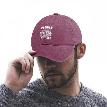 JOC Washed Denim Baseball Cap 2305103304