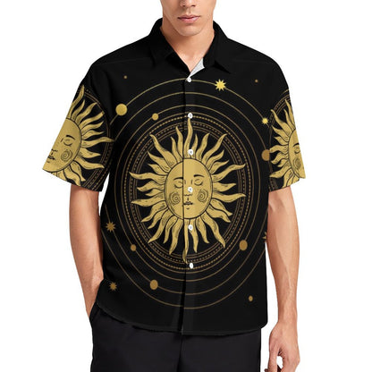 Men's Fashion Casual Printed Short Sleeve Shirts 2306100971