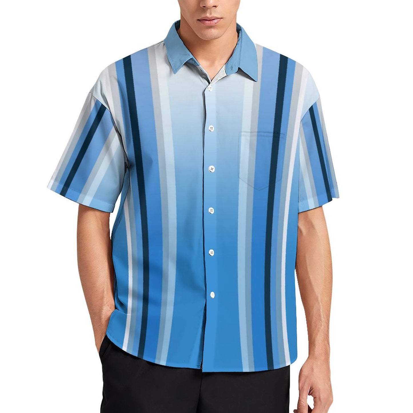 Men's Hawaiian Print Resort Shirt 2304102554