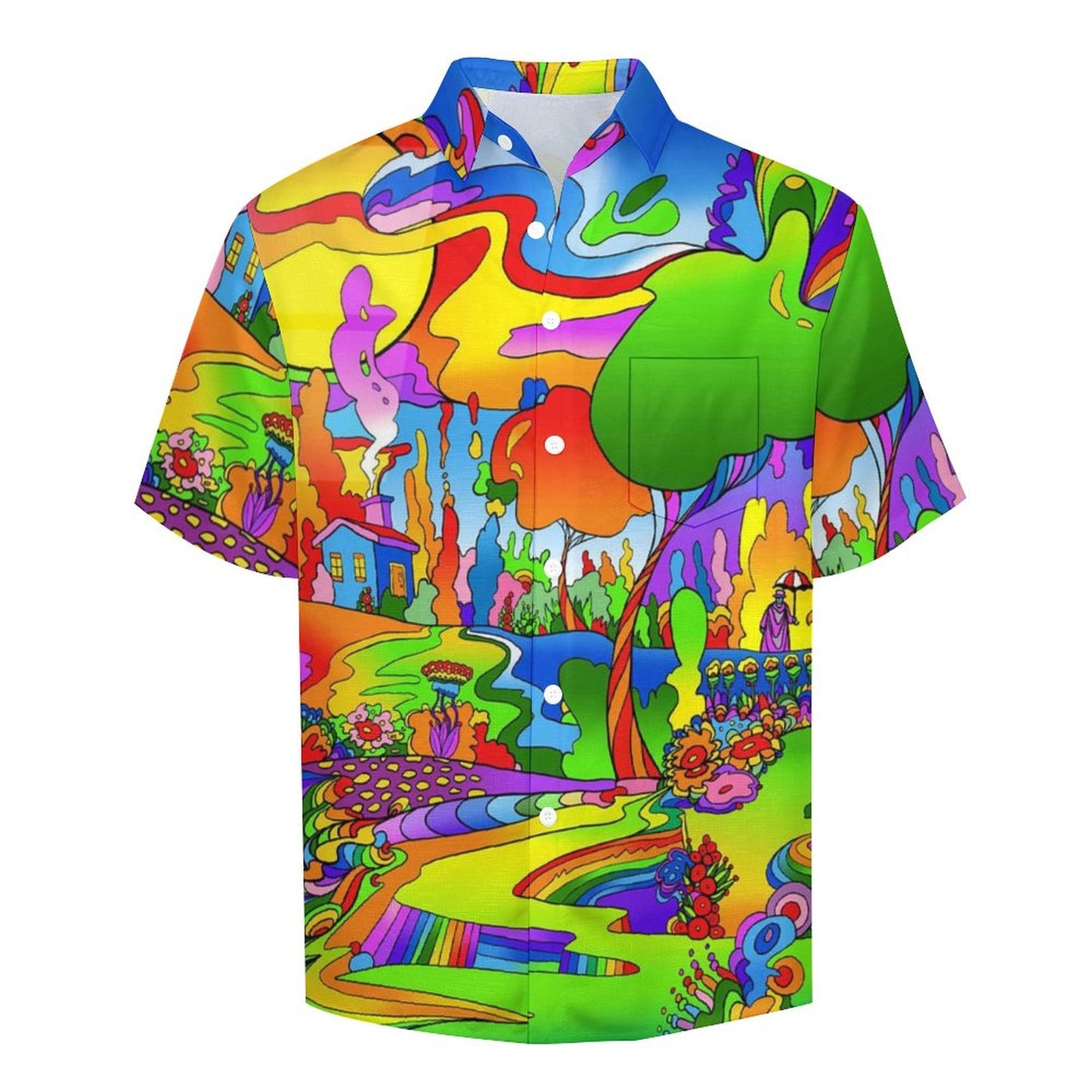 Men's Vacation Hawaiian Shirt 2306100913