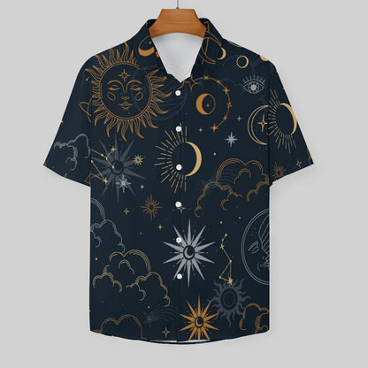 Men's Fashion Casual Printed Short Sleeve Shirts 2306101053