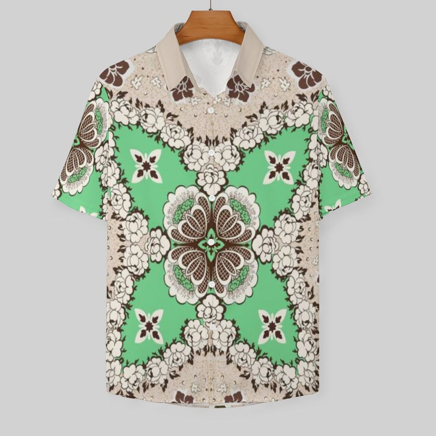 Men's Fashion Casual Printed Short Sleeve Shirts 2306100037