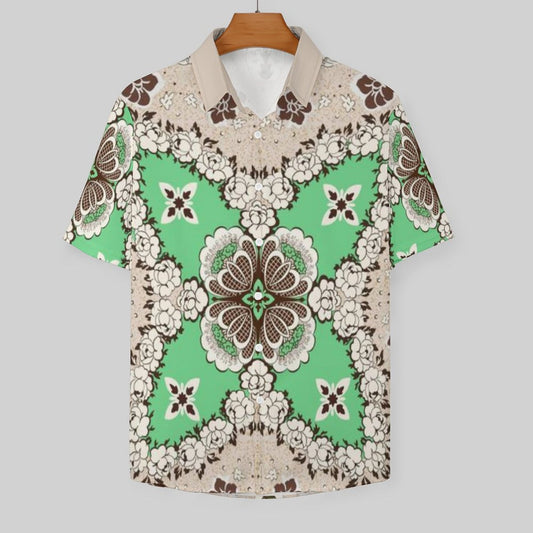 Men's Fashion Casual Printed Short Sleeve Shirts 2306100037