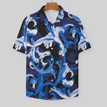 Men's Fashion Casual Printed Short Sleeve Shirts 2306100023