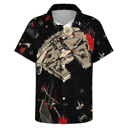 Men's Fashion Casual Printed Short Sleeve Shirts 2306101604