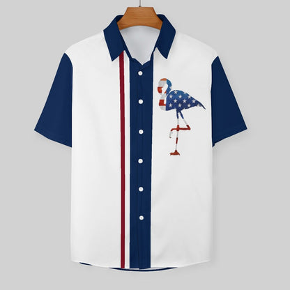 Men's Fashion Casual Printed Short Sleeve Shirts 2306105533