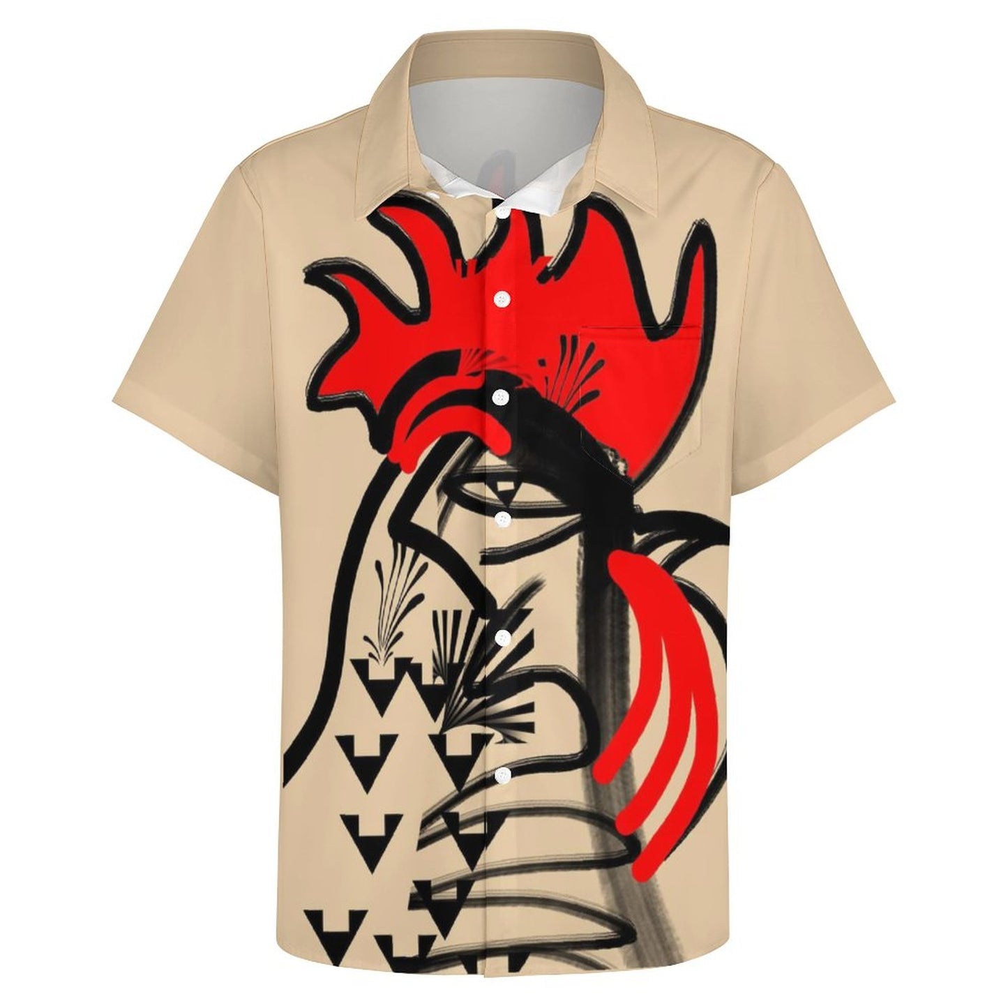 Men's Hawaiian Casual Short Sleeve Shirt 2306105297