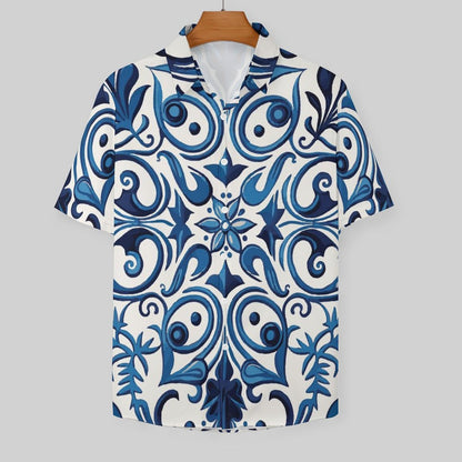 Men's Fashion Casual Printed Short Sleeve Shirts 2306100440