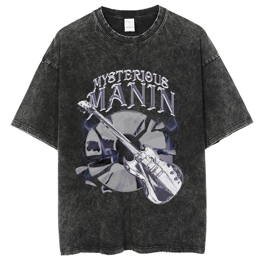 Unisex Vintage Solid Wash T-Shirts 2305102841