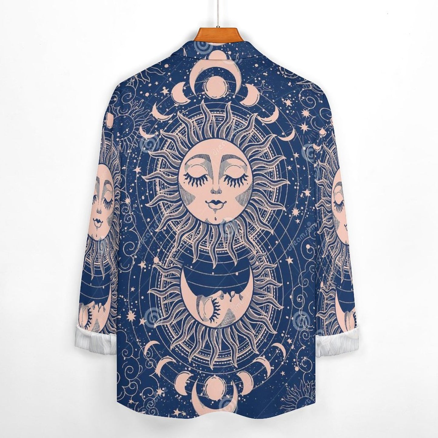 Men's Casual Printed Long Sleeve Shirt 2306103079