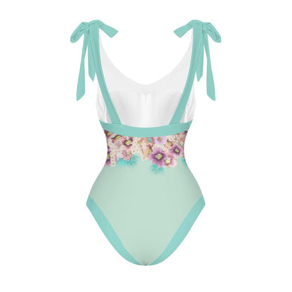 Casual Printed One Piece Swimsuit And Cover Up 2305105546