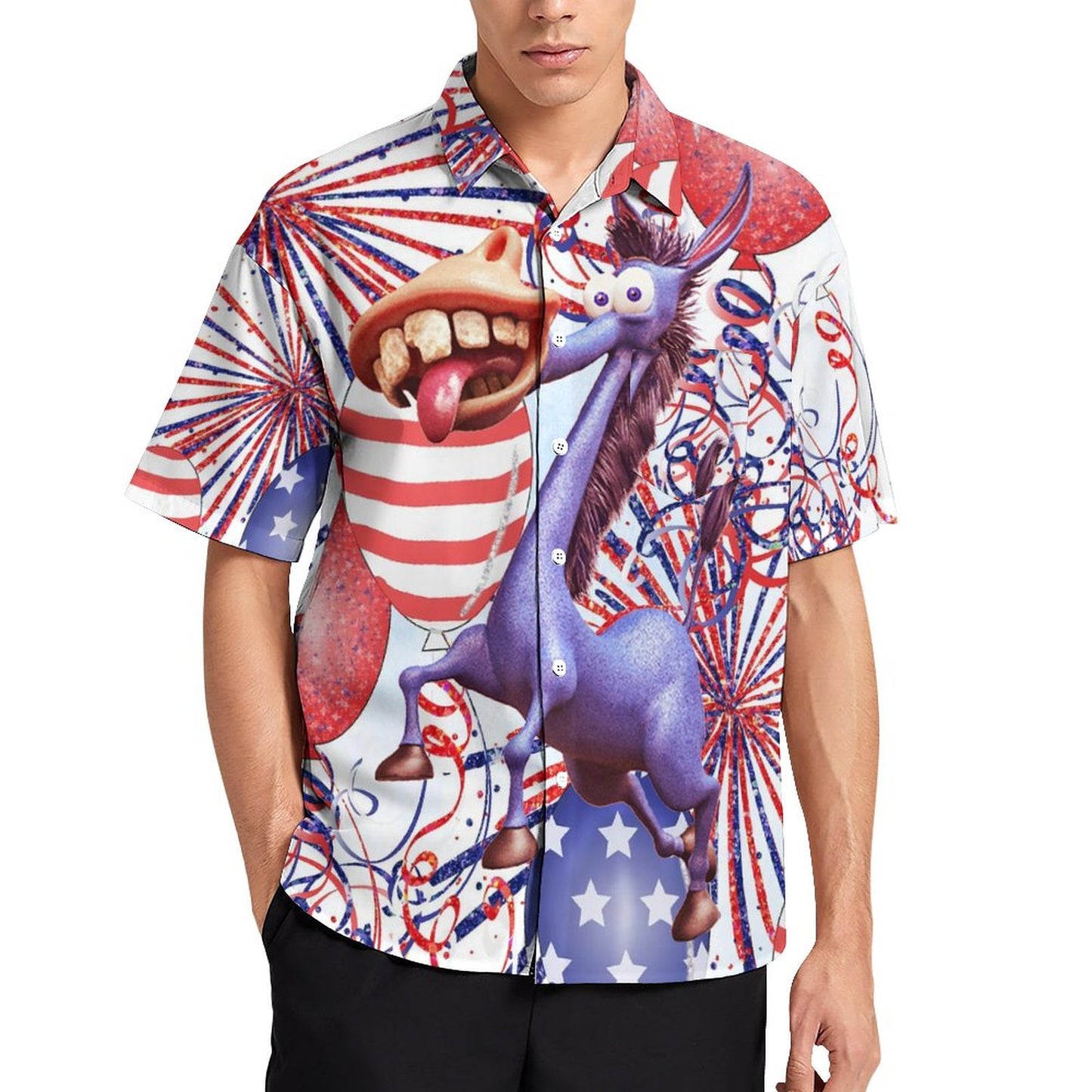 Men's Hawaiian Casual Short Sleeve Shirt 2306103384