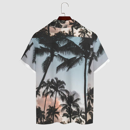Men's Hawaiian Print Casual Shirt 2304107431