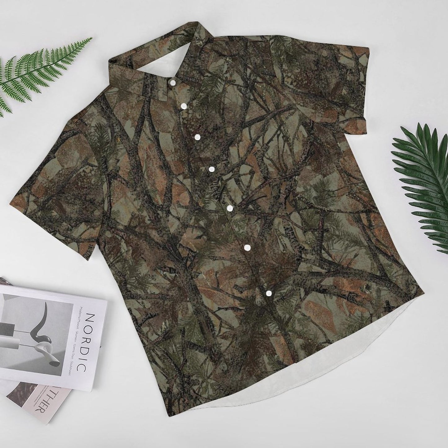 Men's Hawaiian Casual Short Sleeve Shirt 2306105271