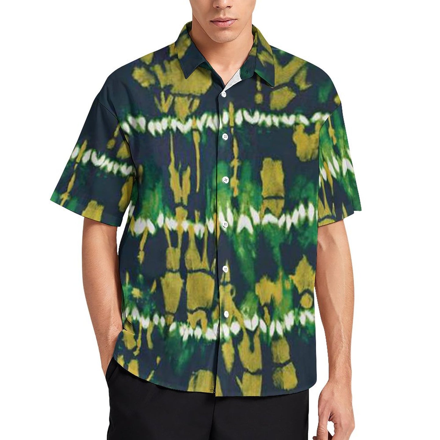 Men's Fashion Casual Printed Short Sleeve Shirts 2305107112