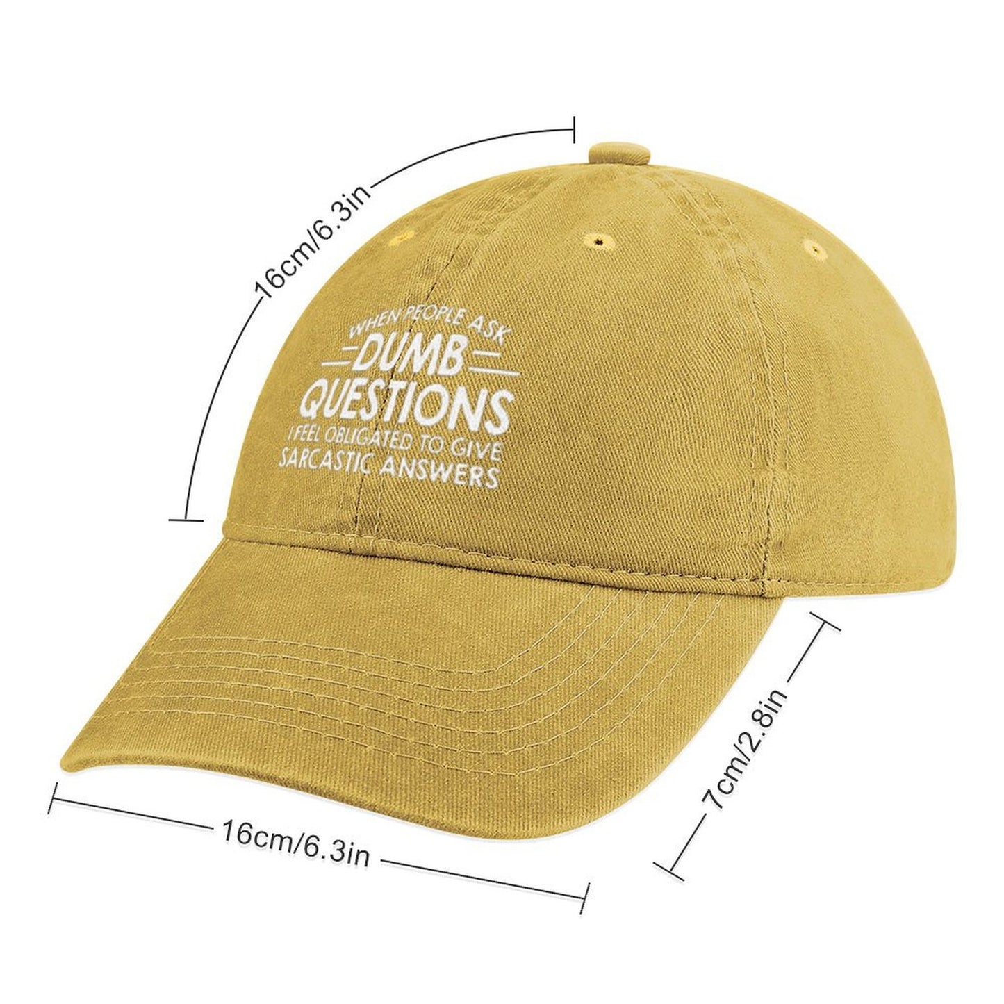 JOC Washed Denim Baseball Cap 2305102343