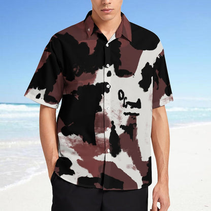 Men's Fashion Casual Printed Short Sleeve Shirts 2305107066