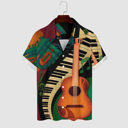 Men's Hawaiian Casual Short Sleeve Shirt 2305102124