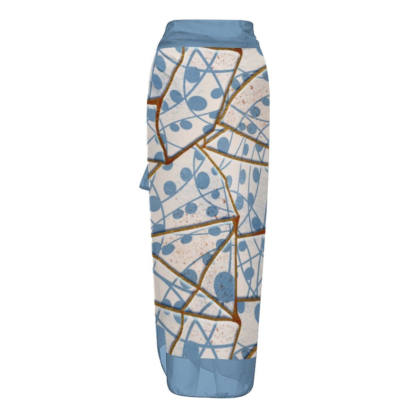 Casual Printed One-Piece Swimsuit And Cover Up 2305102470