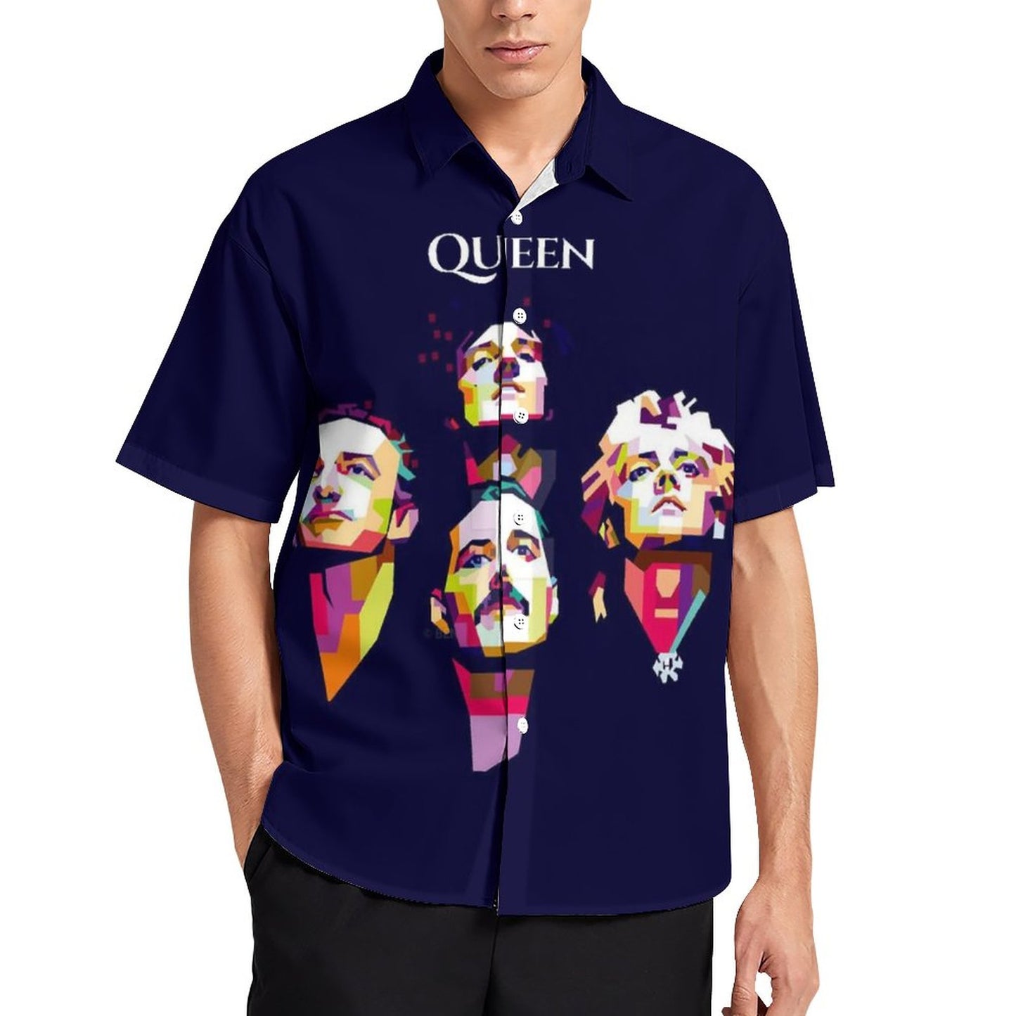 Men's Fashion Casual Printed Short Sleeve Shirts 2306102220