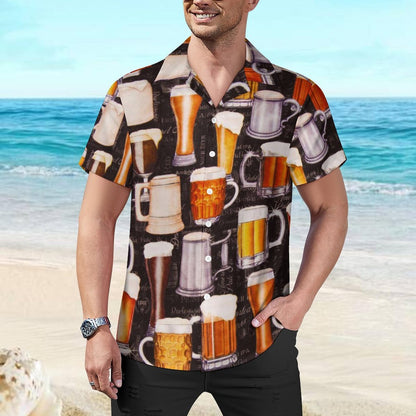 Men's Hawaiian Print Casual Shirt 2304109857