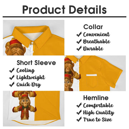 Men's Hawaiian Casual Short Sleeve Shirt 2306103808