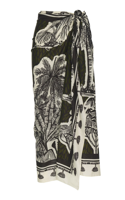 Vintage Print Beach Bikini Set