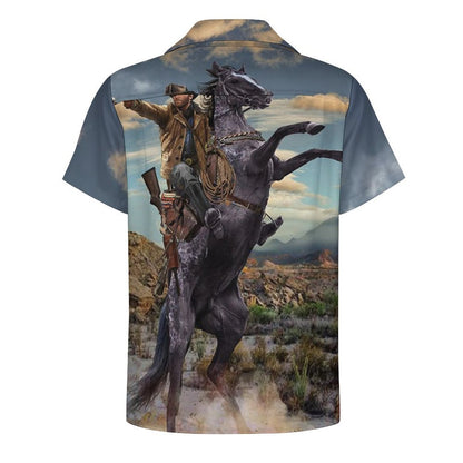 Men's Hawaiian Casual Short Sleeve Shirt 2305101802