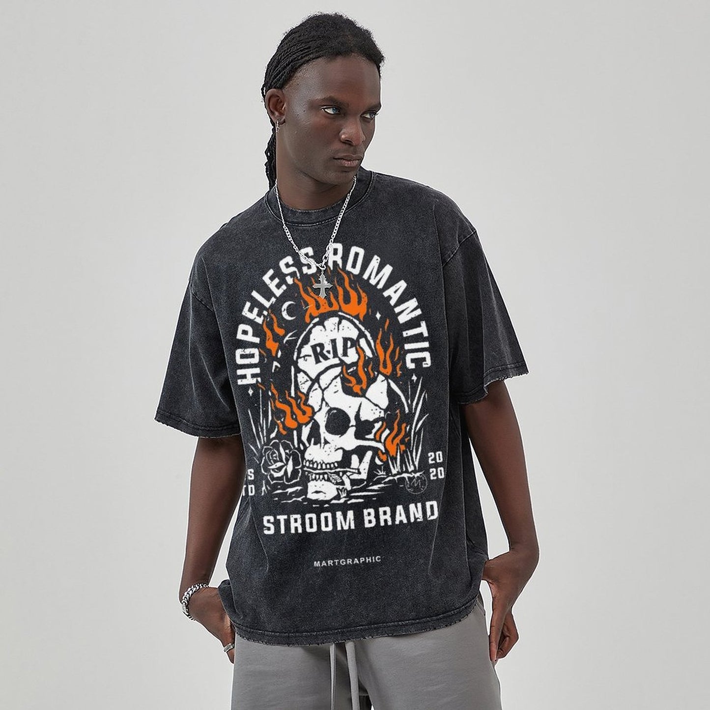 Unisex Vintage Solid Wash T-Shirts 2305101602