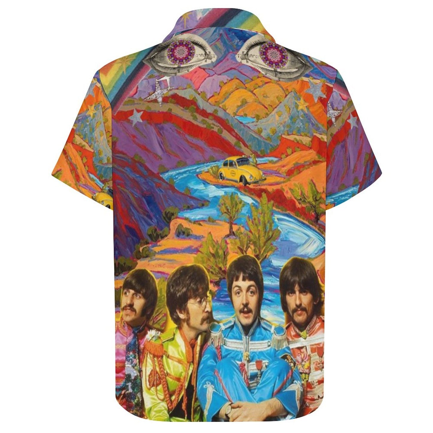 Men's Fashion Casual Printed Short Sleeve Shirts 2306104155