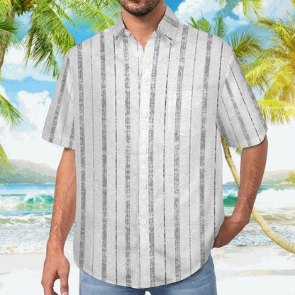 Men's Hawaiian Print Lapel Shirt 2304103744